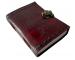 embossed mother of earth with dragon leather journal